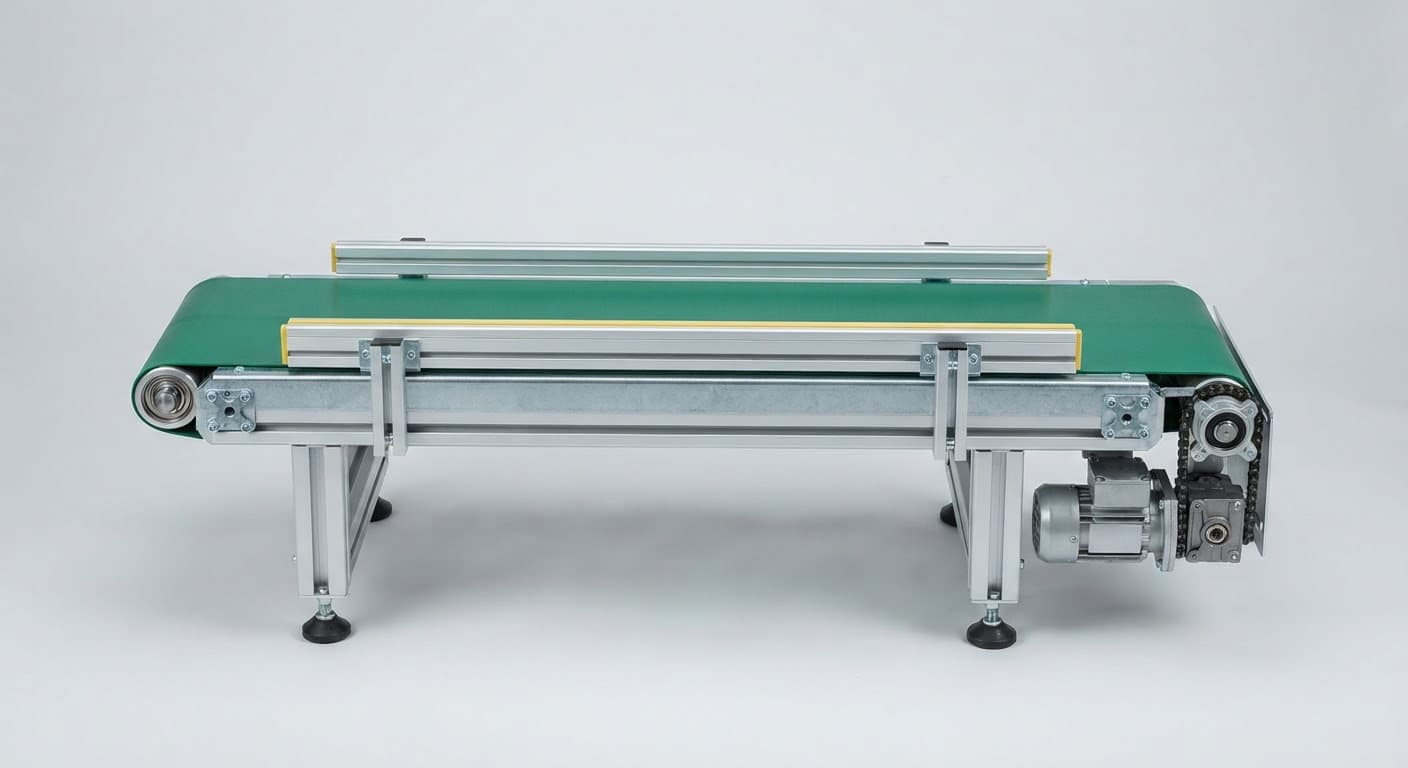 Băng tải PVC xanh