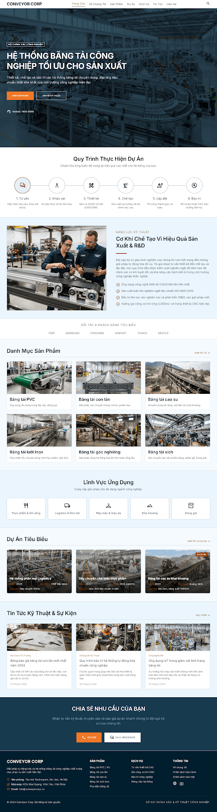 Ảnh chụp trang chủ Website 1