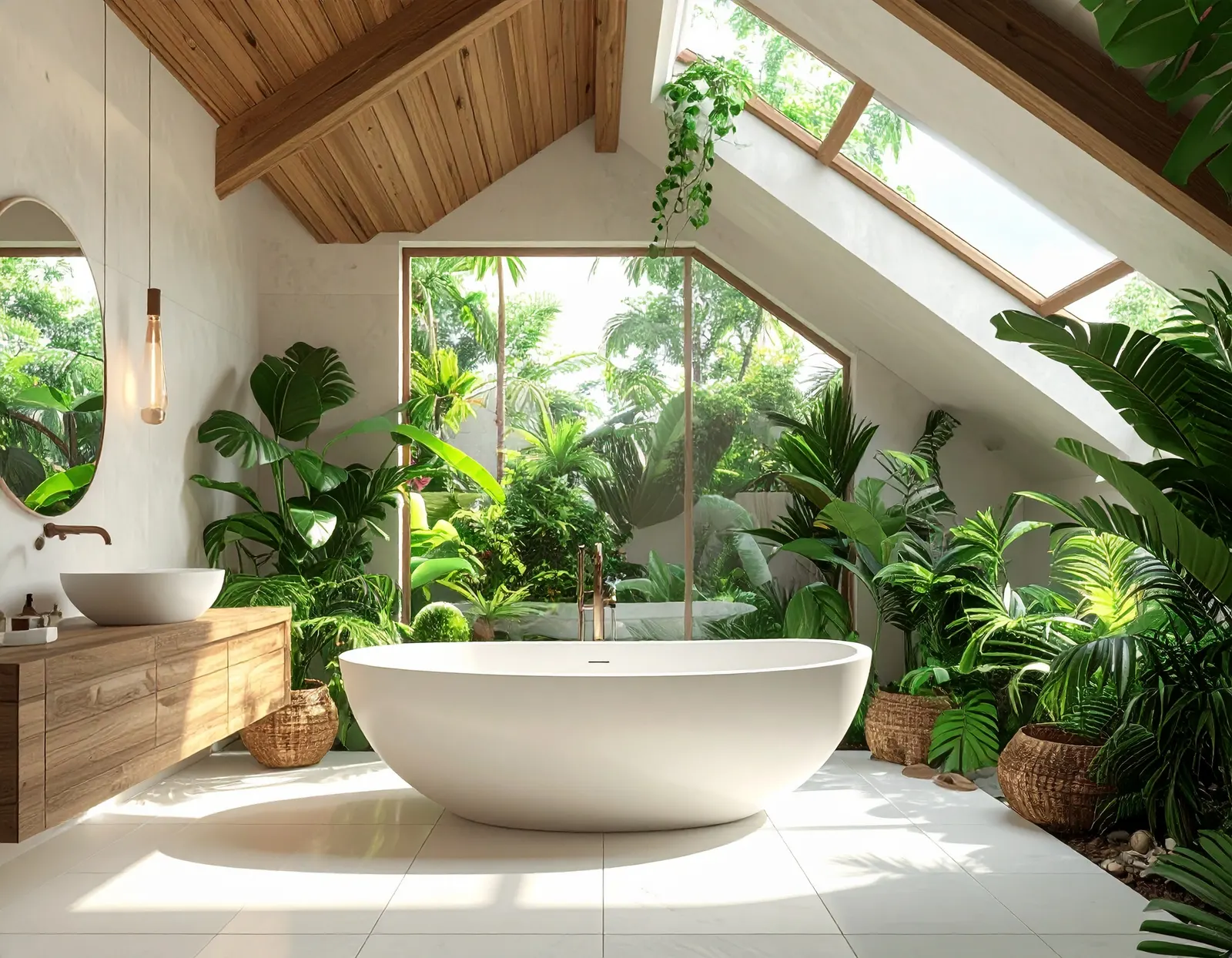 Phòng nghỉ với ánh sáng tự nhiên