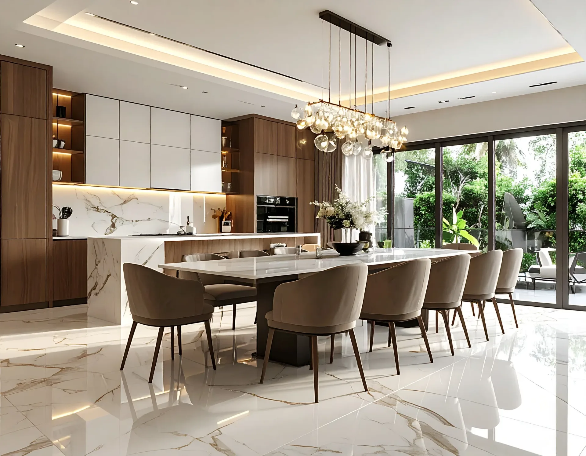 Không gian nhà hàng của khách sạn Mercure